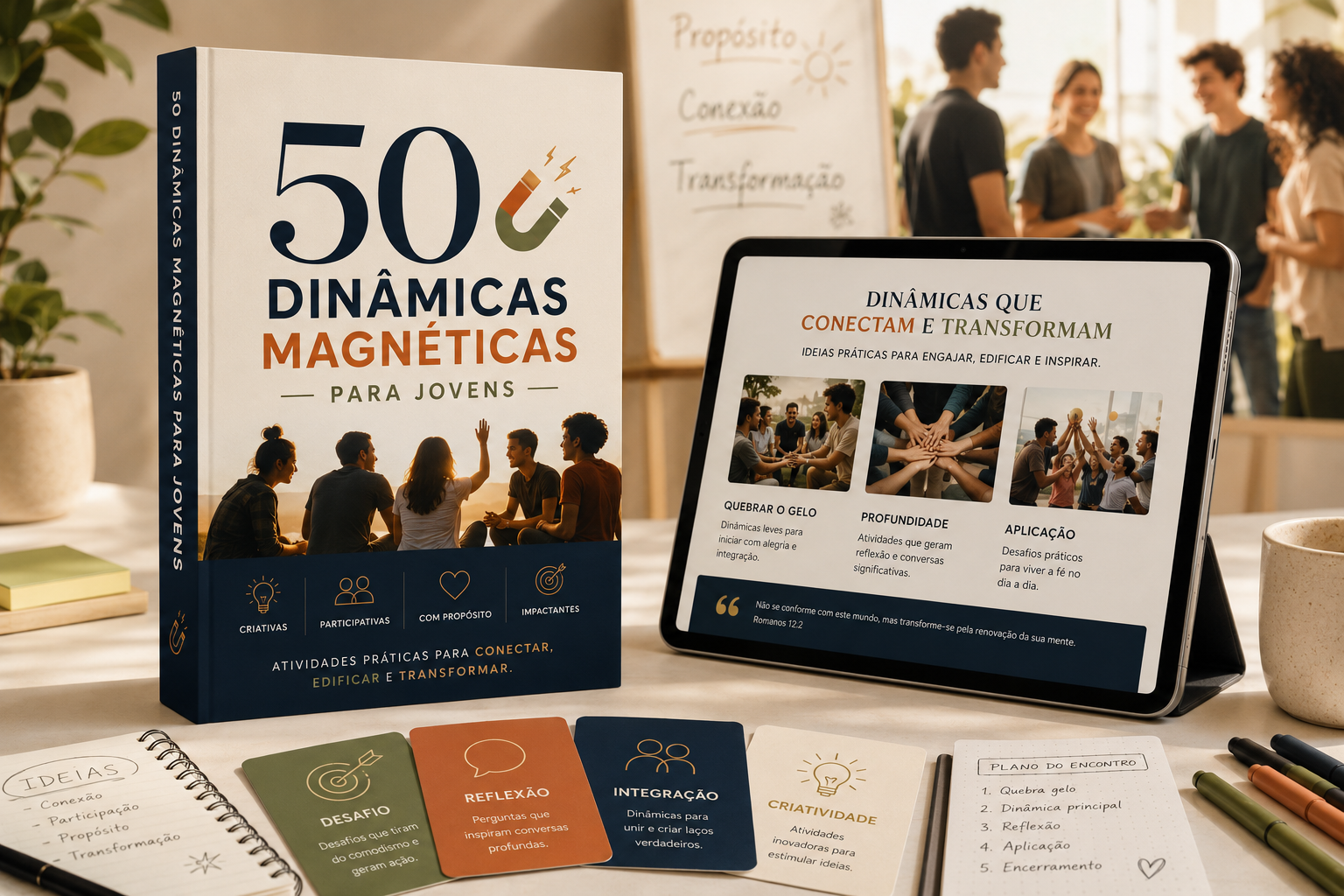 Mockup 50 Dinâmicas para Jovens